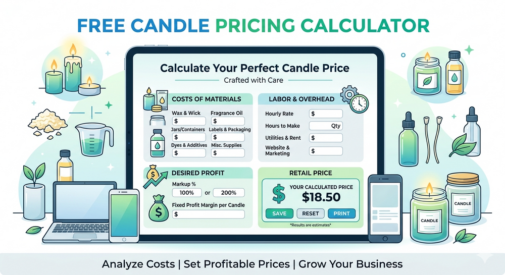 How to Price Handmade Candles for Profit